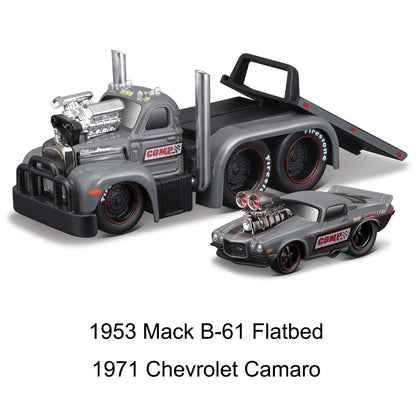 Maisto 1:64 Muscle Transports - Série de Veículos Estáticos de Metal Fundido Colecionáveis Hobbies Modelos de Carros de Brinquedo
