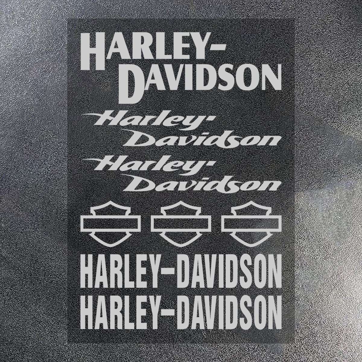 Para Harley Davidson Adesivo Logotipo Moto Tanque Capacete Bicicleta Decalque de Vinil Kit Para Electra Glide 1250S PA1250
