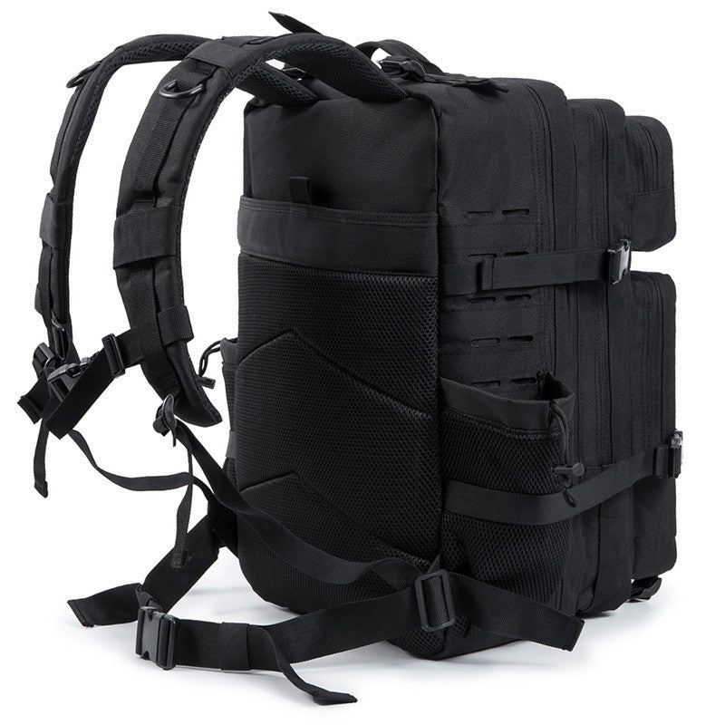 Mochila Tática 45L survival Bag Hunting MOLLE Backpack GYM Para Homens EDC Outdoor Hiking Rucksack com Suporte para Garrafa