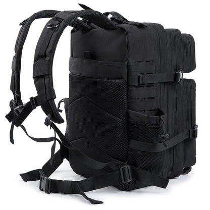 Mochila Tática 45L survival Bag Hunting MOLLE Backpack GYM Para Homens EDC Outdoor Hiking Rucksack com Suporte para Garrafa