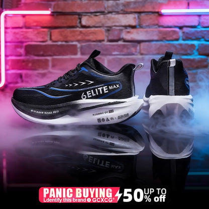 Men  Running Shoes Carbon Board Speciality Marathon Sports Breathable Lightweight Women's Comfortable Athletic Nonskid Sneakers