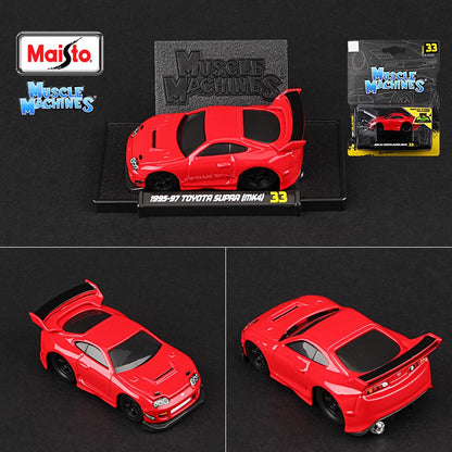 Conjunto de veículos Maisto 1:64 Ferrari Ford Chevrolet Shelby Buick Toyota Audi Nissan Muscle, série de modelos de carros em miniatura Die Cast