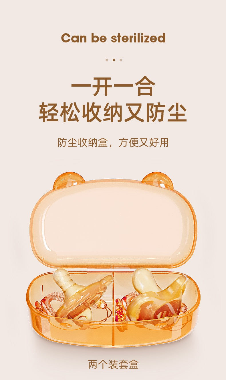 Baby pacifier/Sleep aid for babies over 3 months old/Anti bloating silicone