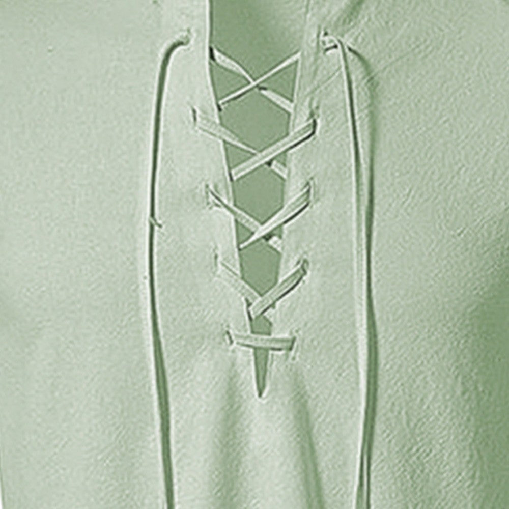 King Billion Men's Shirts Casual Men Cotton Linen Long Sleeve T-shirt Spring Autumn Vintage Shirt US Size Drawstring Neck