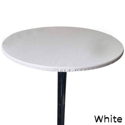 New 60-140cm Weding Round Table Cover Waterproof Case Dining Table Oil-Proof Elastic Tablecloth Fitted Wedding Decoration Hotel