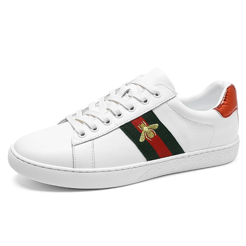 Tênis Masculino Casual de Couro Confortável para Caminhada Esportivo de Alta Qualidade Design de Luxo Original Skate