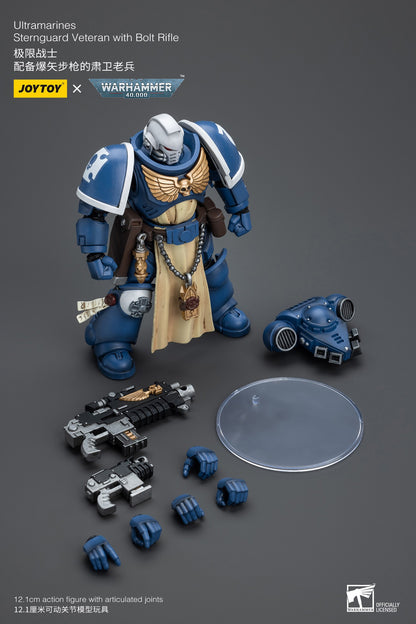 JOYTOY Warhammer 40k 1/18 Action Figures Anime 12,1cm Ultramarines Sternguard Veteran Coleção Modelo Brinquedos
