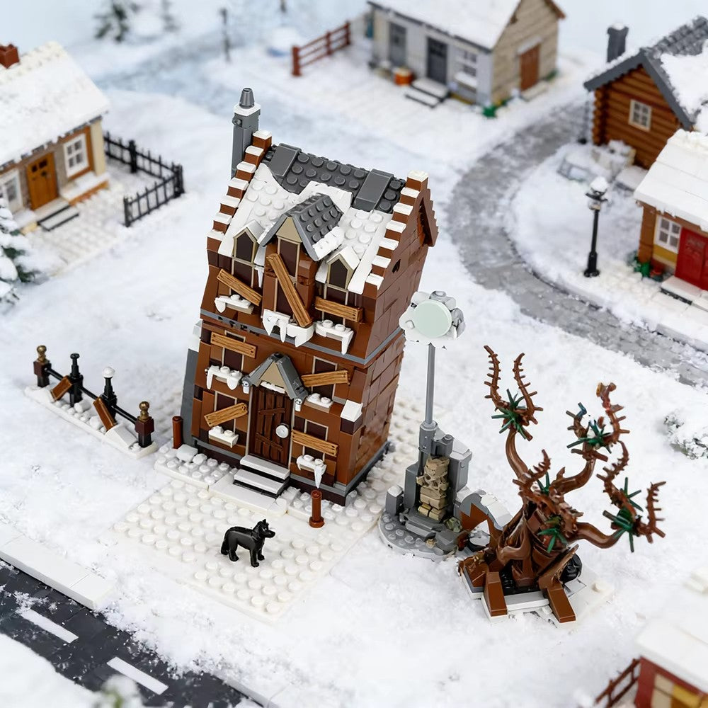 MOC Building Set Screaming Hut Whomping Willow Model Magic Movie DIY Assembly Toy Birthday Christmas Gift