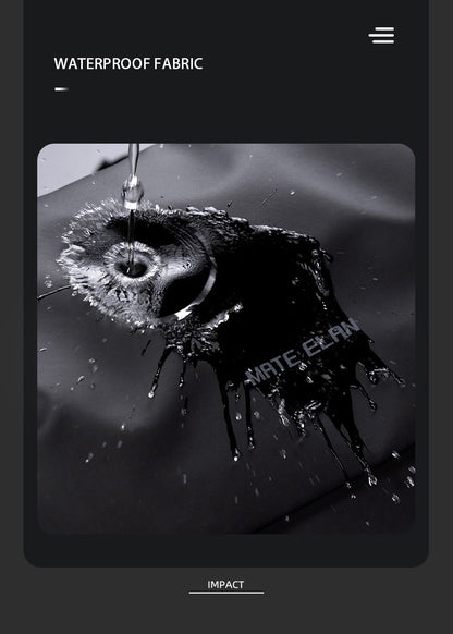 Waterproof Crossbody Bag Men Large Capacity 15 inch Laptop Fashion Shoulder Bag Solid Black Light Portable Anti-theft Zipper Bag