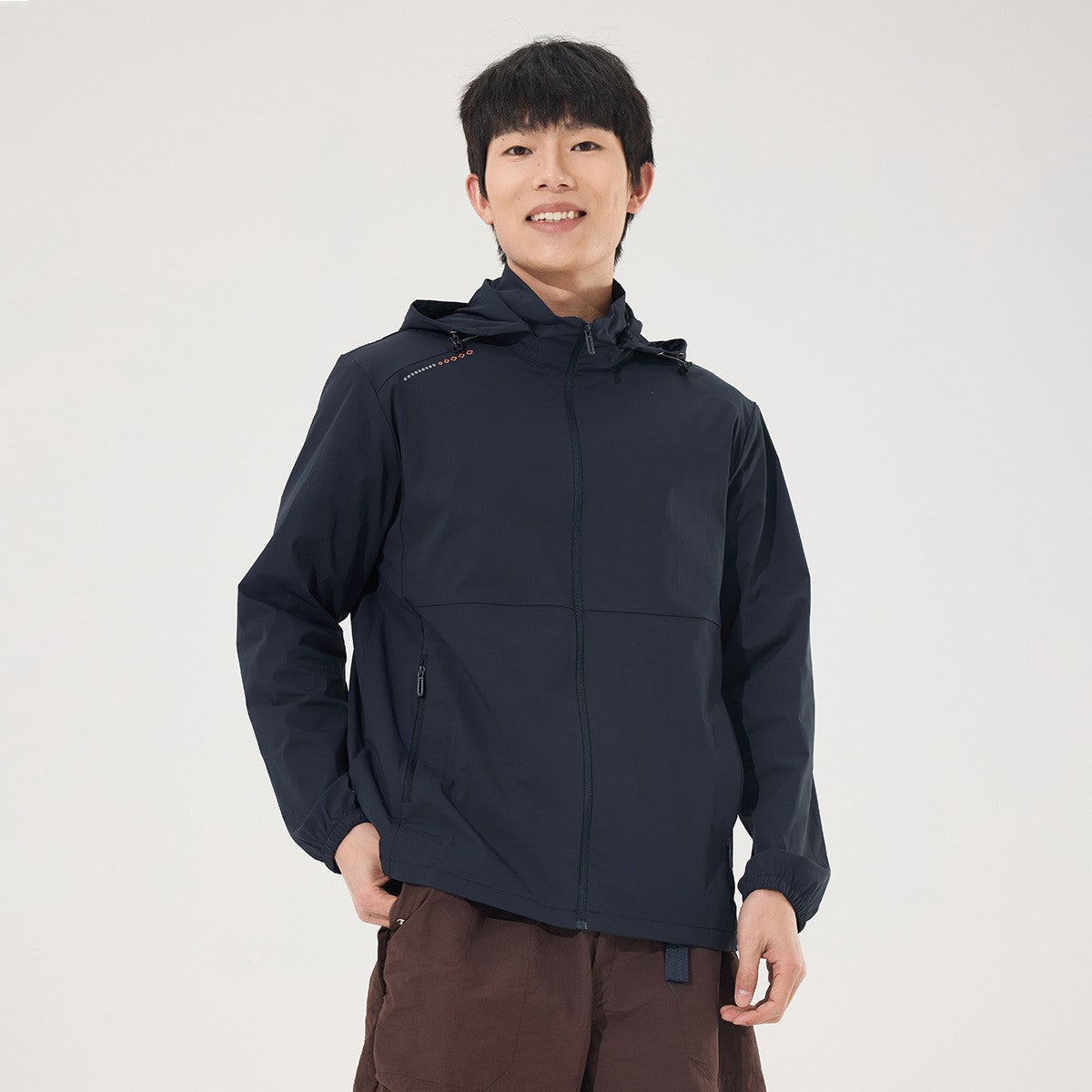 2025 new [new product upgraded skin clothing] high elastic sunscreen clothing men's and women's color contrast machine bag ice s