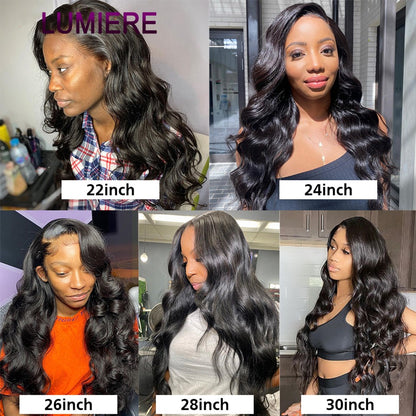 Body Wave Clips In Human Hair Extensions Brazilian 100% Virgin Raw4B 4C Afro Kinky Culy  Hair Clips in 8Pcs/Set For Women 18A