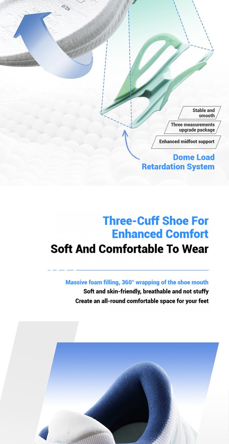 Xtep 2000km Plus Running Shoes 2025 New Spring Lightweight Anti-slip Wear-Resistant Men's Training Jogging Sneakers 875319110001