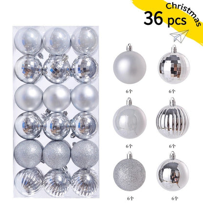 24pcs 3cm Christmas Balls Christmas Tree Ornaments Ball Xmas Hanging Tree Pendants Home Party Christmas Tree Decor New Year Gift