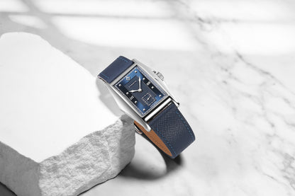 FARASUTE Creative Manual Square Customized Mechanical Movement Watch Men Luxury Sapphire Glass Small Second Wristwatches reloj