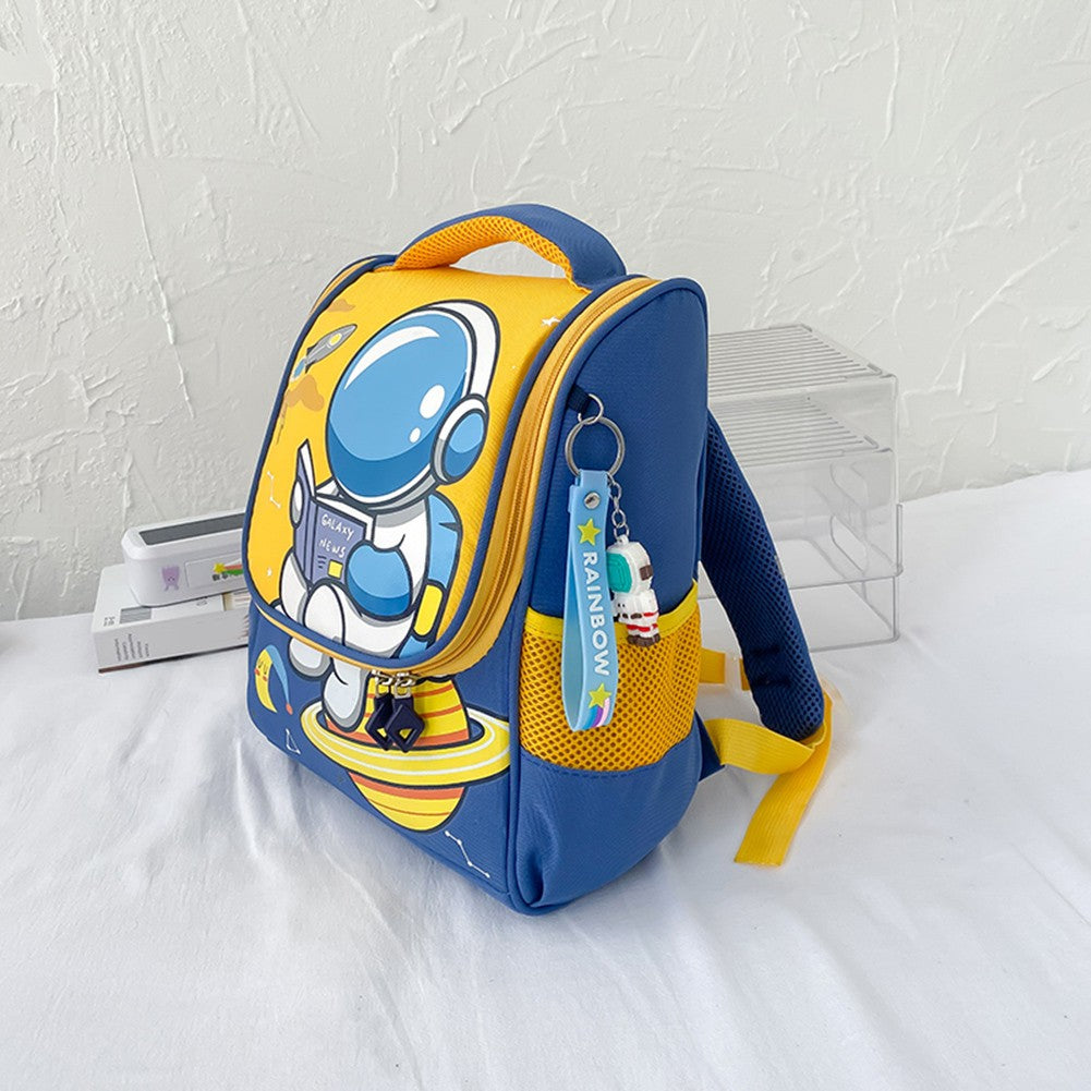 Mochila Infantil Meninos Jardim de Infância Astronauta Coelho Mochilas Infantis Mochila Escolar de Estudantes Presente Mochila de Desenho Animado Grau 1-9
