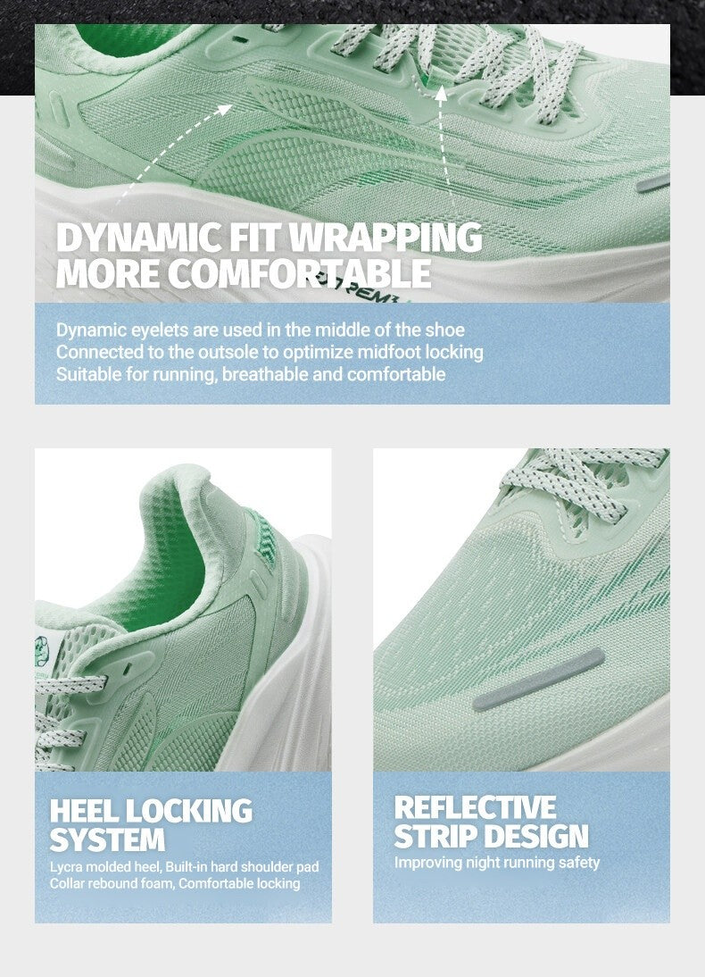 361 Degrees HALF TIME RUN 2 Men Running Shoe Soft Breathable Rebound Lightweight Shock-absorber Versatile Male Sneaker 672522201