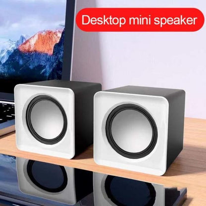 Caixa De Som PC Para Computador Portátil Laptop Notebook Desktop Mini Caixa De Som Música Bocina Coluna Acústica Sistema de Áudio