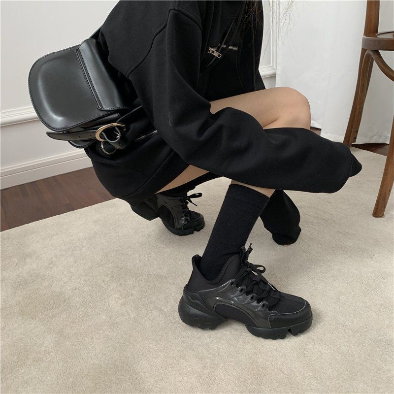 JK Women Black White Knee High Lolita Socks Lady Girls Over Knee Cute Long Sock Thin Breathable Solid Color Stockings For Women