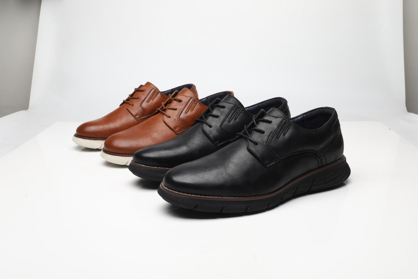 BHKH Male Sneakers Autumn/Winter traf Leather Men Casual Shoes Business Work Office Lace-up Dress shoes For Men Size47