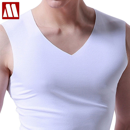 3Pieces/Lot Seamless Sleeveless Undershirt Tank Top Men Fitness Shirts Mens Body