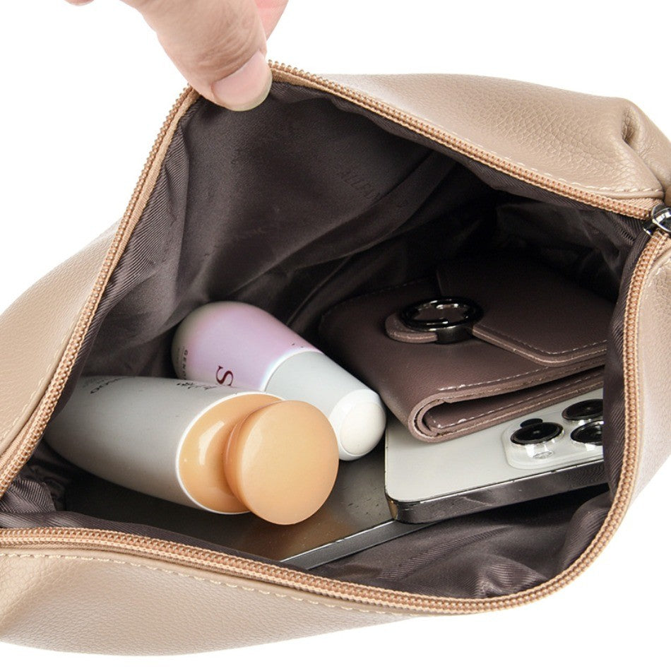 2 Sets Women Handbags Top Quality Pu Leather Luxury Large Capacity Tote Bag Ladies Crossbody Shoulder Bag Purses and HandbagsSac