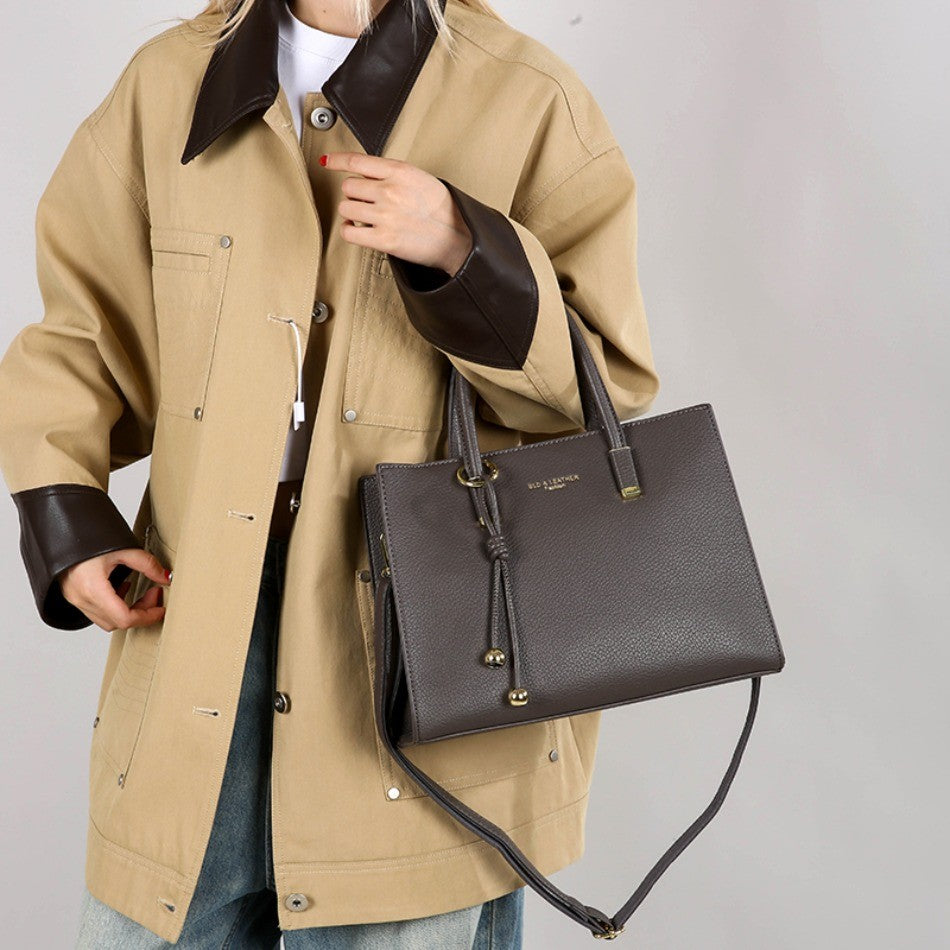 Genuine Brand Top Quality Pu Leather Handbag Women's Tote Messenger Sac Designer Large Capacity 3 Levels Shoulder Crossbody Bags