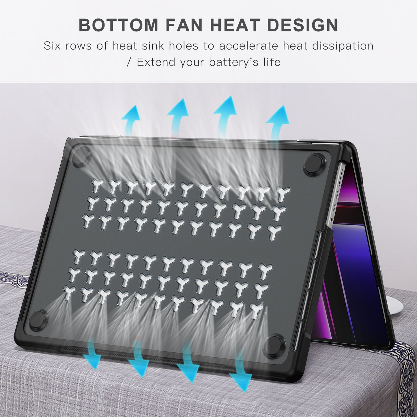 Laptop Sleeve Case for Apple Macbook Pro Air Laptop Bag Cases 16 15 14 13 13.6 inch Plastic Sleeve Matte Hard Shockproof Cover