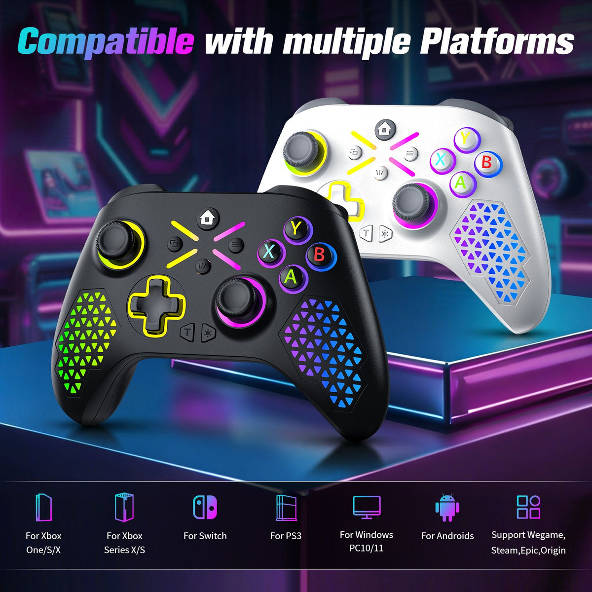 Gamepad For Xbox One Console Xbox Seris S/X Wireless Dual Vibra Six Axis Gyroscope Game Xbox Controller Win 7 8 10