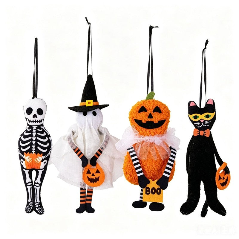 Halloween Hanging Ghosts Pendants Halloween Decorations 2026 Day of The Dead Party Favors Party Black Cat Accessories