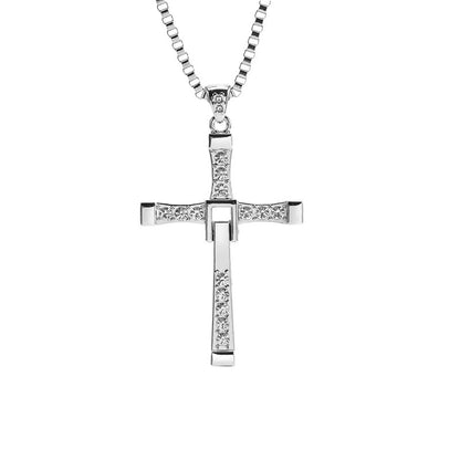 Dominic Toretto Velozes e Furiosos Celebridade Vin Diesel Item Cristal Jesus Homens Cruz Pingente Colar Presente Joias