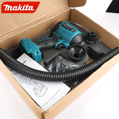 Soprador de ar Makita DAS180 18V a bateria de lítio, limpador de pó para espaços estreitos, secador de cabelo (ferramenta sem bateria)