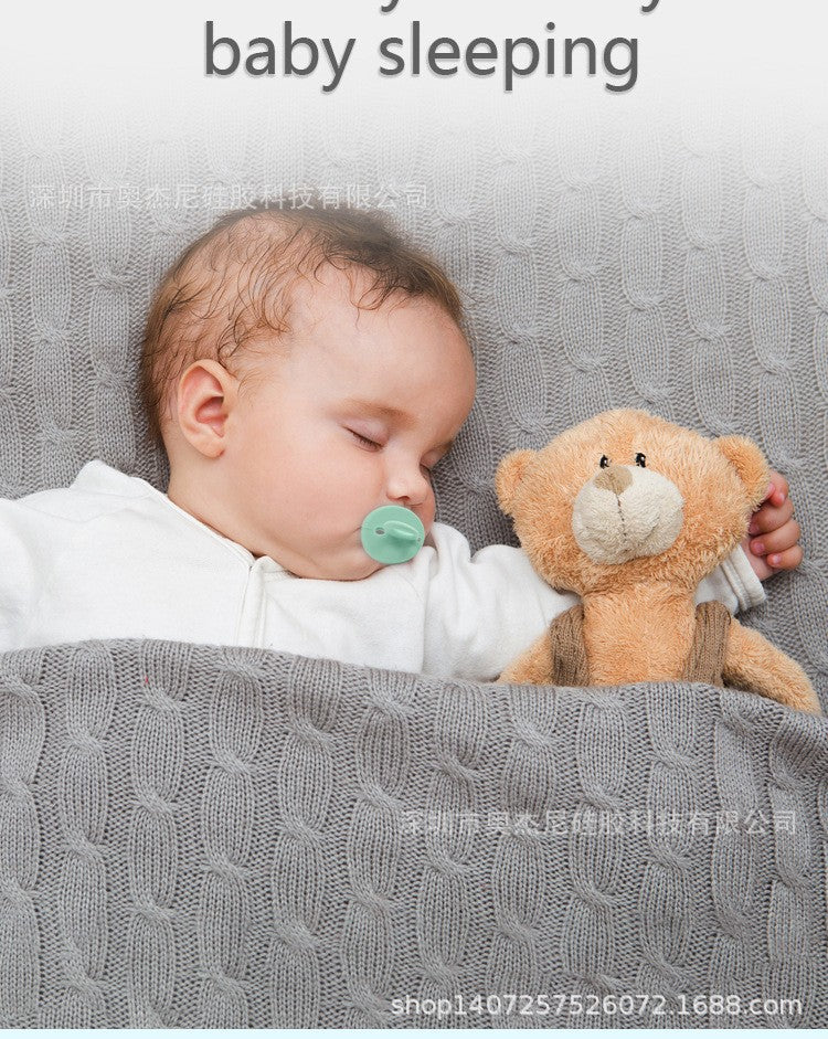 TYRY.HU Baby Newborn Soft Food Silicone Nipple Infant Safe Circle Type Nipples Toddler Pacifier Kids Teether Toy For Boy Girls