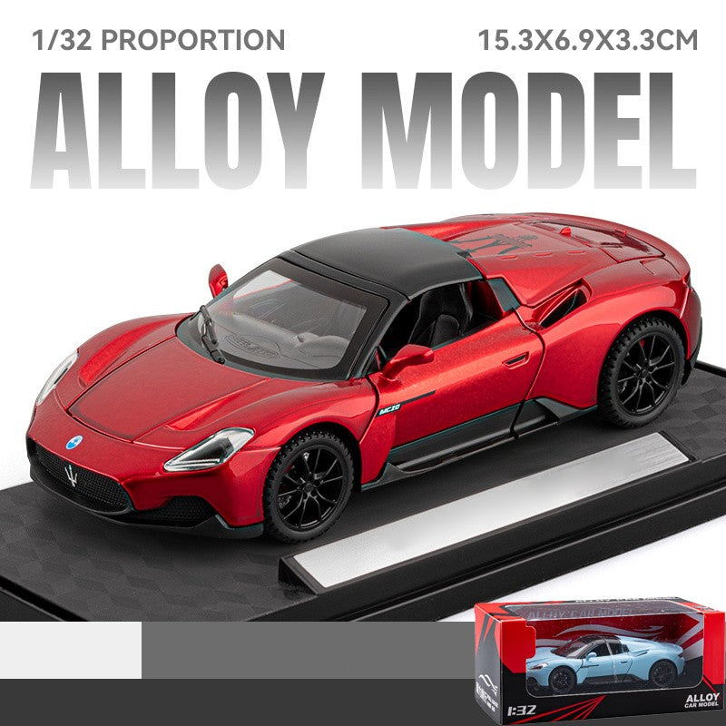 1:32 Maserati MC20 Supercar Alloy Diecast Model Car Boy’s High Simulation Miniature Holiday Present & Home Trendy Ornament Toys