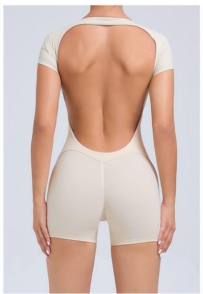 Sporty Jumpsuit Sport Outfit for Woman Sportswear Padding Sports Overalls 2025 Gym Set Women Suit for Fitness Yoga Clothes