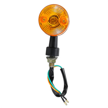 12V Universal Motorcycle Indicator Wiring Loom Harness Switch with 4x 22mm 7/8" Indicators Turn Signal Light for Yamaha Kawasaki