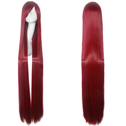 cosplay wig, ancient costume, men and women, long straight hair, anime, colored hair Synthetic fiber wig
