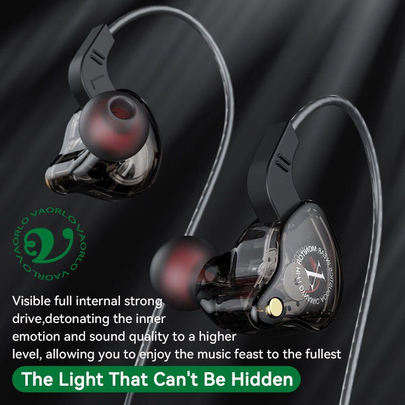 Fones de ouvido móveis com fio, graves potentes, 3,5 mm para telefone, fones de ouvido estéreo intra-auriculares com microfone, fones de ouvido Hifi para música e esporte