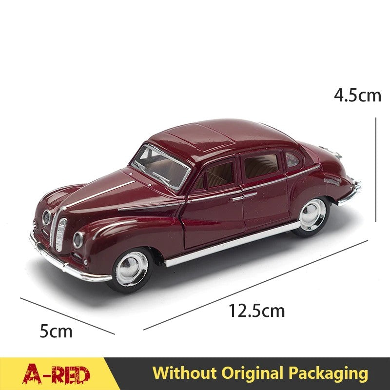 1:32 Alloy Diecast Mustang GT Classic Vintage Car Model Pull Back Car Miniature Vehicle Replica For Collection Gift for Kid