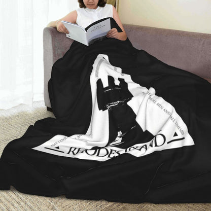 Arknights Rhodes Island Emblem Blanket Flannel Sofa Throw Blanket Super Soft for Home Bedroom Travel Throws Bedspread Quilt