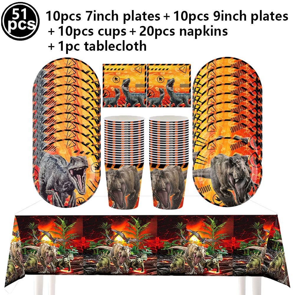 Dinosaur Party Decor 32inch Dinosaur Number Balloons 1-3 Year Olds Kid Birthday Baby Shower Matte Cartoon Foil Balloon Decors