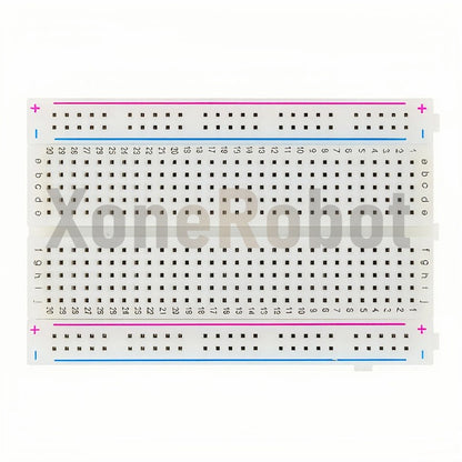 NEW MB102 Breadboard 400/830 Point Solderless PCB Bread Board White/Transparent Test Develop DIY For Arduino