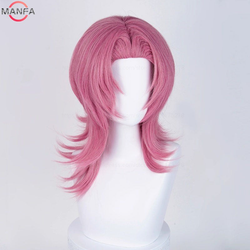 Current fashion trend music singer team role-playing wig Heat Resistant Synthetic Hair Anime Wigs +Wig Cap