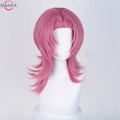 Current fashion trend music singer team role-playing wig Heat Resistant Synthetic Hair Anime Wigs +Wig Cap