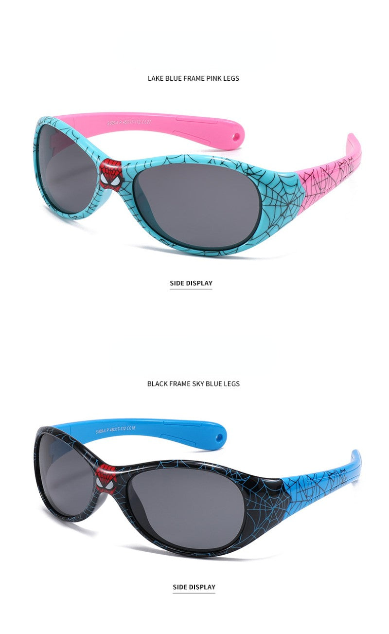 Marvel Spiderman Sunglasses Avengers Figure Cartoon Fashion Sunglasses Kids Cute Goggle Plastic Toys Boys Girls Birthday Gifts