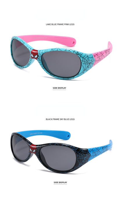 Marvel Spiderman Sunglasses Avengers Figure Cartoon Fashion Sunglasses Kids Cute Goggle Plastic Toys Boys Girls Birthday Gifts