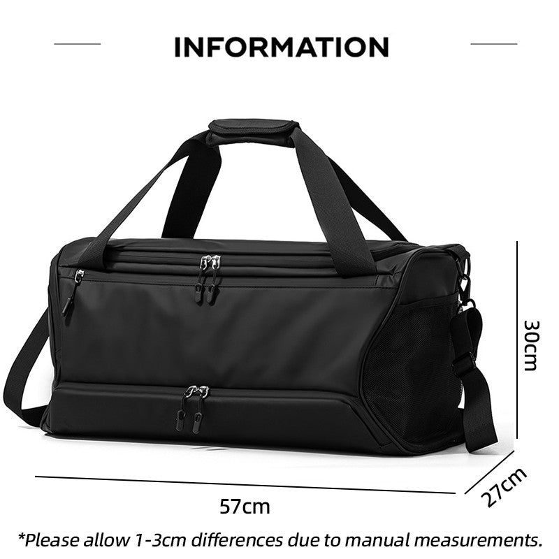 Travel Duffel Handbag Dry Wet Outdoor Business Trip Short Distance Shoulder Bag Large Fitness Gym Yoga Sports Luggage Tote Pack