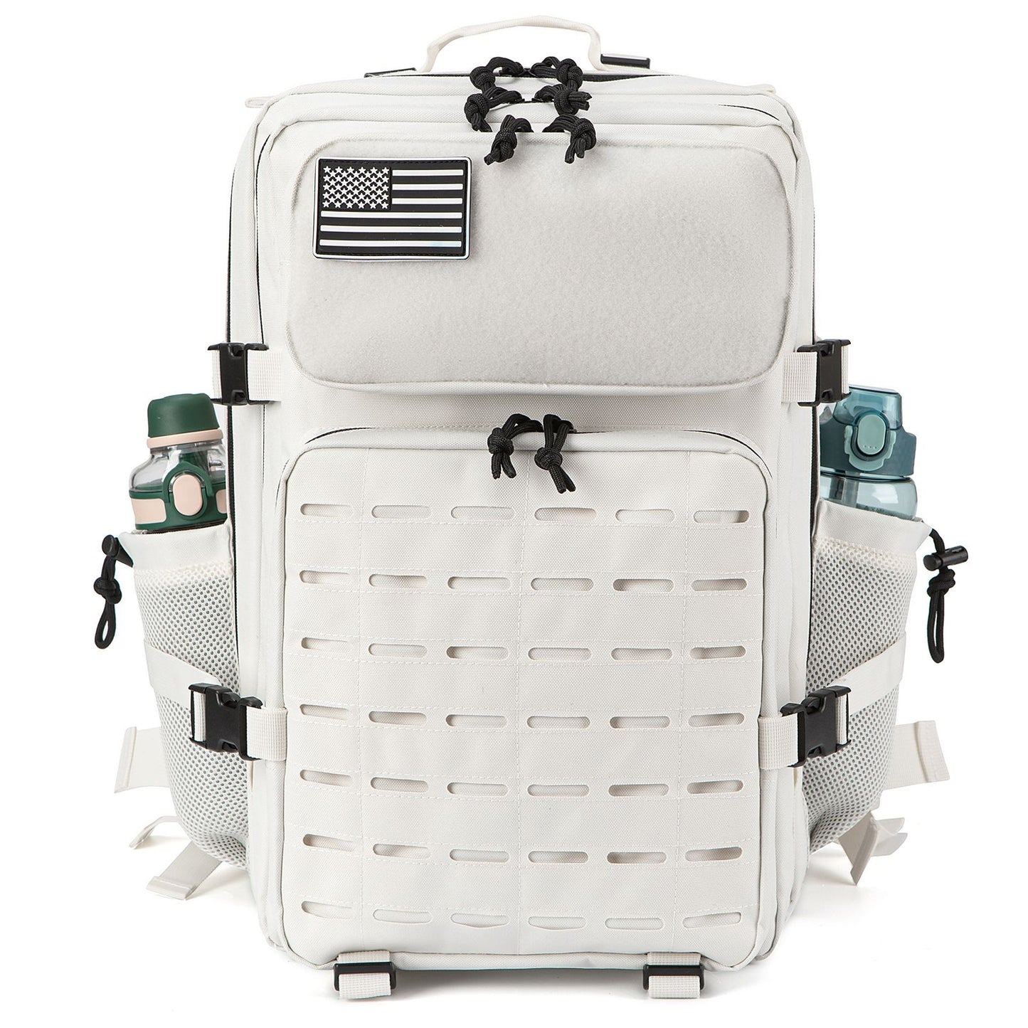 Mochila Tática 45L survival Bag Hunting MOLLE Backpack GYM Para Homens EDC Outdoor Hiking Rucksack com Suporte para Garrafa