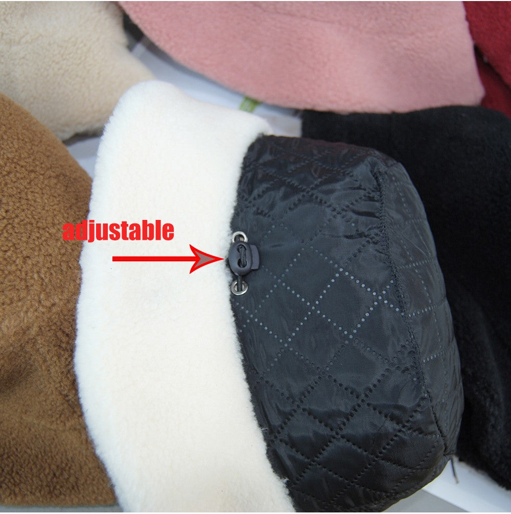 Chapéu de Pele de Carneiro Shearling Partículas Chapéus Femininos Inverno Quente Clássico Luxuoso Bonés de Alta Qualidade Chapéu Feminino Moda Novo Design Chapéu de Balde