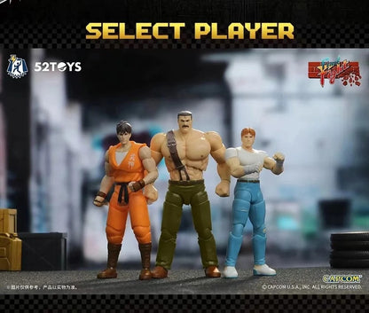 ?Em Estoque? Boneco de Ação Original 52TOYS CAPCOM Final Fight PVC 10CM Anime Bonecos de Ação Colecionáveis Presentes Modelos