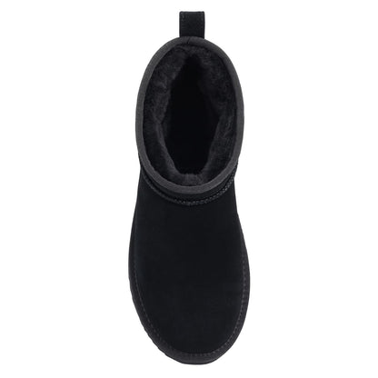 Bebealy Winter Suede Boots For Women Classci Genuine Brand Women Boots Outdoor Short Plush Antiskid Ankle Boots Cozy Fuzzy Boots